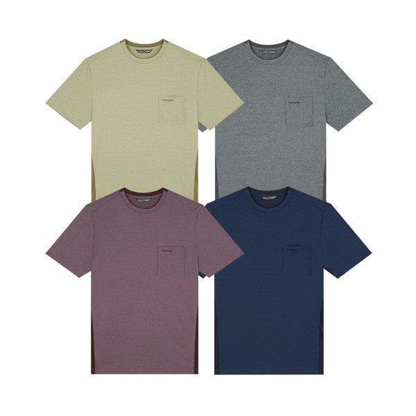 ジャガードストライプ ラウンド Tシャツ CDAA9TP2705