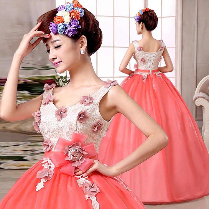 高品質 新作カラードレス ウェディングドレス ロングドレス 演奏会 花嫁 コンサート 舞台衣装 大きいサイズ ワイン ピンク