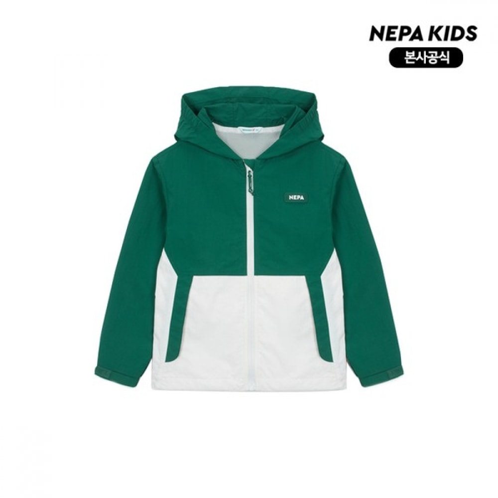 [ネパキッズ] ネパキッズ/ヘッドセット KKC0605 メローブロックフード付きジャケット