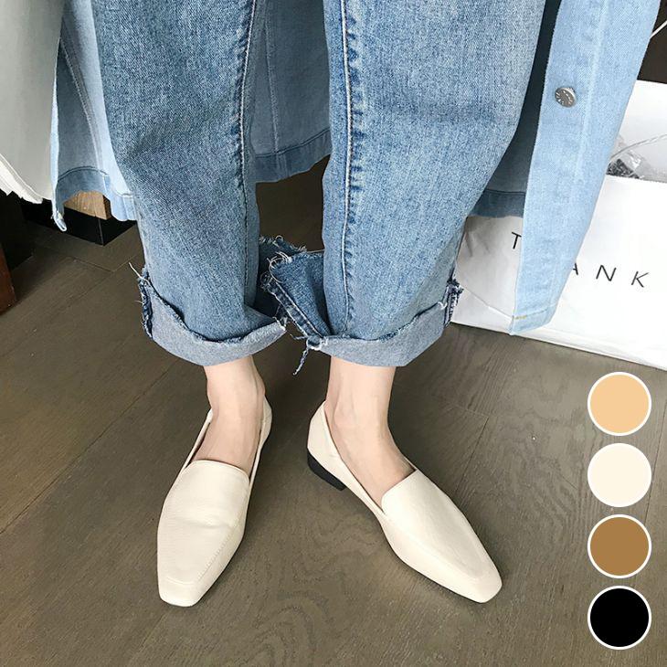 【期間限定】パンプス ローヒール フラットシューズ 歩きやすい シンプル キレイめ 通勤 2024秋冬新作【ash409-002】【予約販売：15-20日】宅込