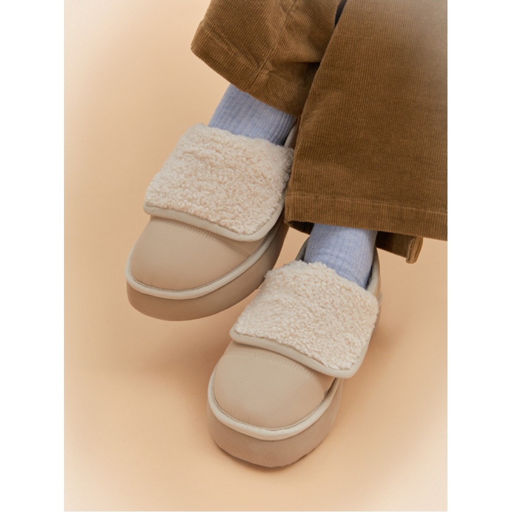 SHOOPEN シアリングパッド入りスリッポン HPCV7EV03