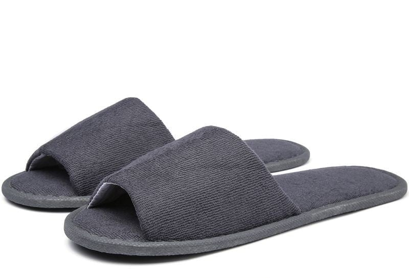 【1つ買うと1つ無料】【メガ割 アメニティ 6mm 旅行 】使い捨てスリッパ 業務 パイル地 入院介護 ホテル 厚手 トラベル 前開き 50足