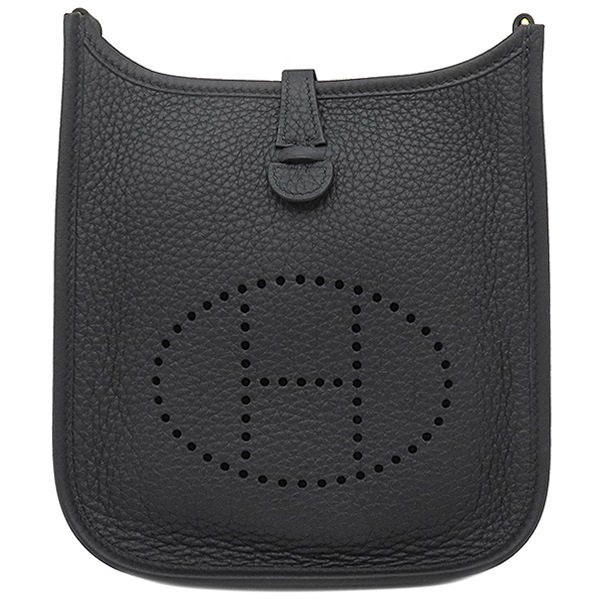 エルメス HERMES ショルダーバッグ エヴリンTPM トリヨンクレマンス ブラック ゴールド金具 新品 未使用 黒 W刻印（2024年製） 【箱】【中古】