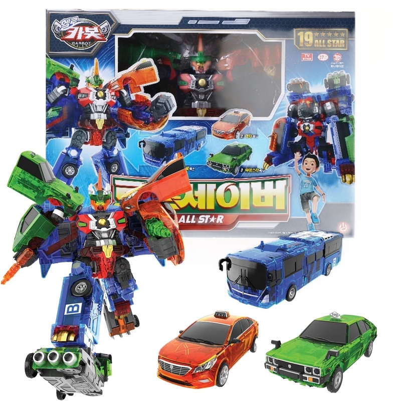 ハローカーボットロードセーバーオールスターマイスターアーティタクシーバス公共交通機関ロボット玩具 11,491円