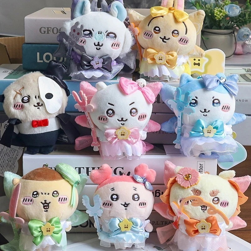 スーパー魔法少女 ちいかわ ぬいぐるみペンダントかわいい ちいかわ 人形人形キーホルダーバッグペンダント