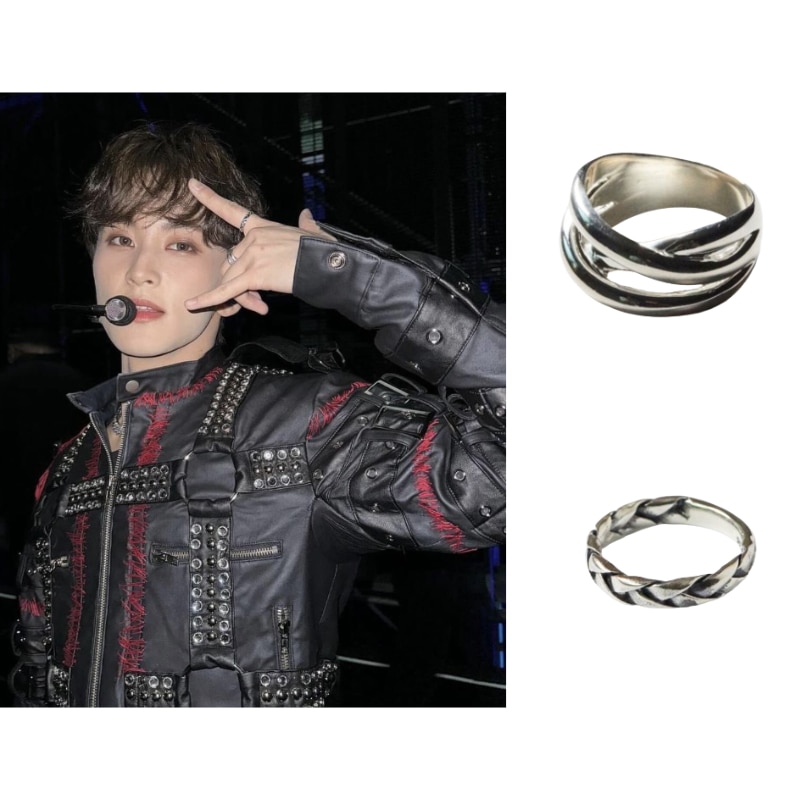【NCT Mark着用】R494 R458シルバーリング
