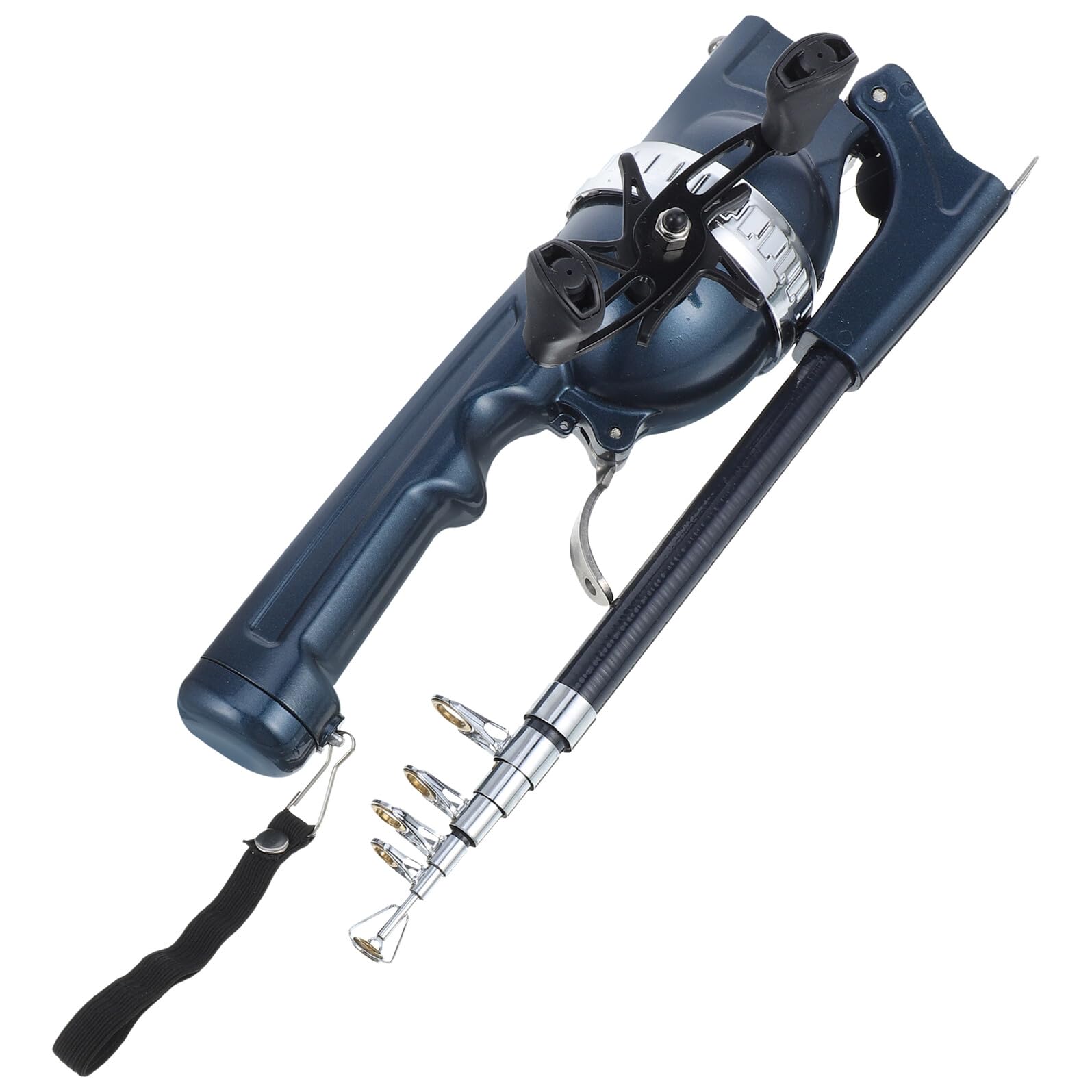 伸縮式折りたたみ釣り竿 131 デュアルアーム構造 海水淡水対応 旅行向け高感度ショートセクションモ 携帯用キャスティングロッド