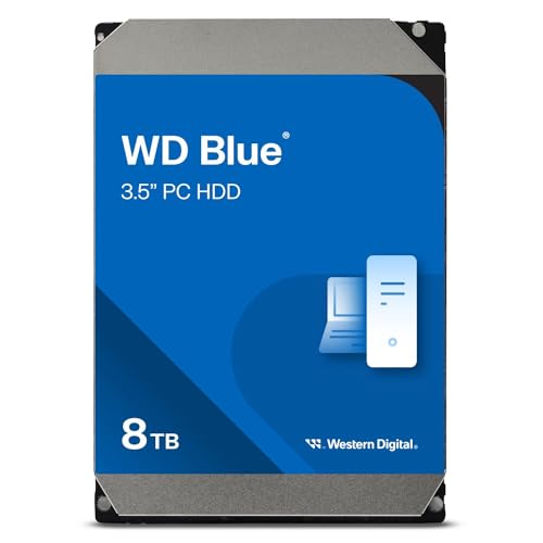 Western Digital 8TB WD ブルー PC ハードドライブ HDD - 5640 R