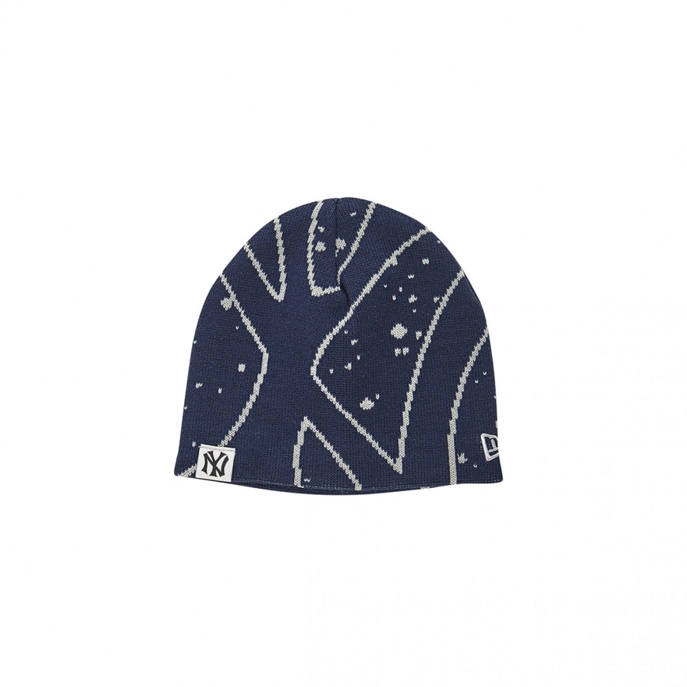 NEWERA MLB クーパーズタウンニューヨークヤンキースビッグロゴベーシックビーニーネイビー/13946854