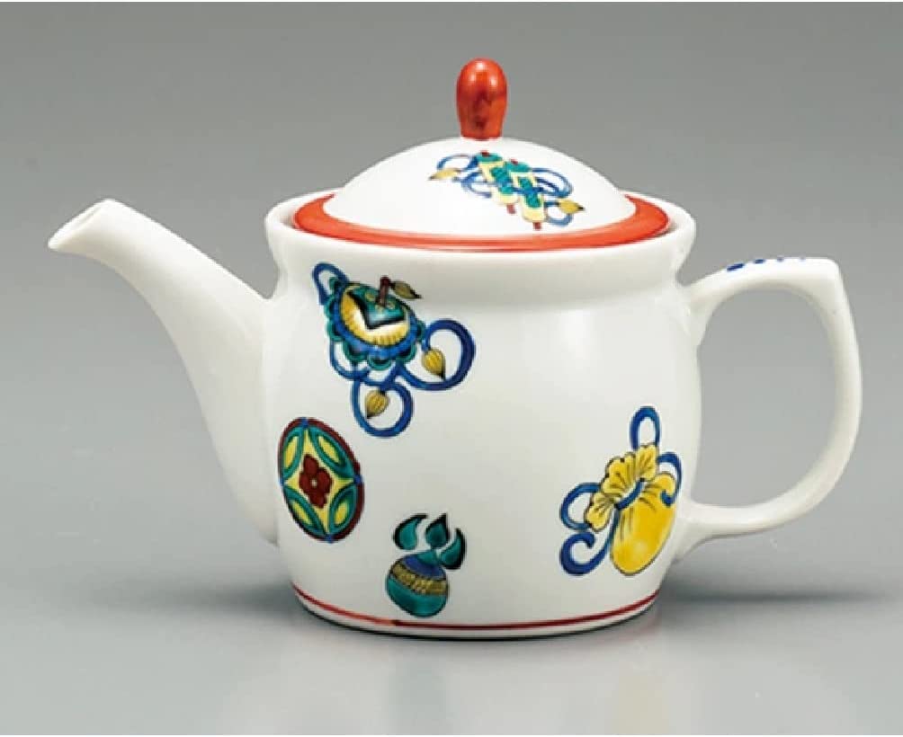 九谷焼 ポット急須 宝尽くし/大志窯