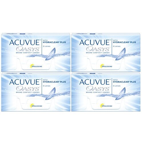 メガ割対象 アキュビューオアシス(6枚入)4箱/ゆうパケット/2週間交換 コンタクト/sale10