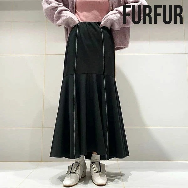 【SALE60%OFF】 【即納】 ファーファー FURFUR マーメイドロングスカート ボトムス rwfs215016