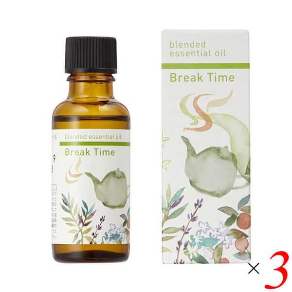 アロマ アロマオイル 精油 生活の木 ブレンドエッセンシャルオイル 30ml 3本セット ブレイクタイム