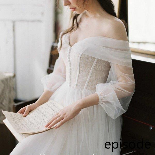 新品ウェディングドレス白 パーティードレス セクシーV襟 演奏会 花嫁ロングドレス 簡約 結婚式 二次会 エレガント お呼ばれ 挙式 姫系hs5327 10,505円