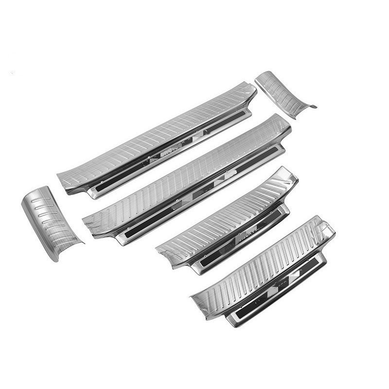 新登場　スカッフプレートランドクルーザープラド PRADO 150専用　ステップガード 5人乗り用　6Pセット　三色