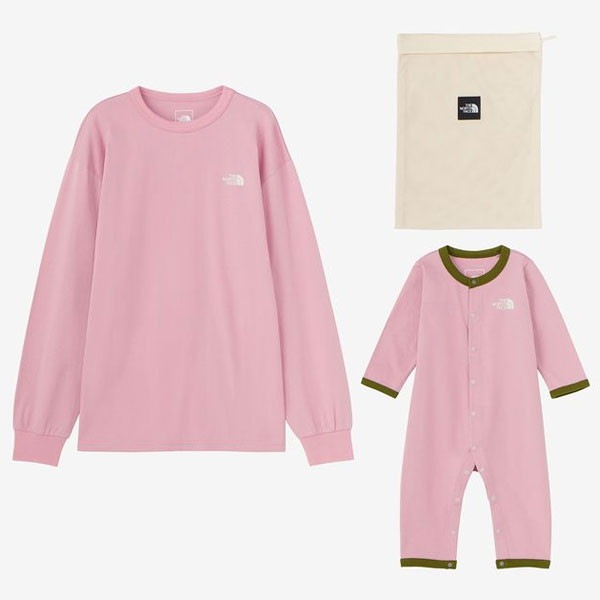 ザ・ノース・フェイス THE NORTH FACE CRロングスリーブティーアンドベビーロンパースセット ユニセックス ベビー NTM82301-MO