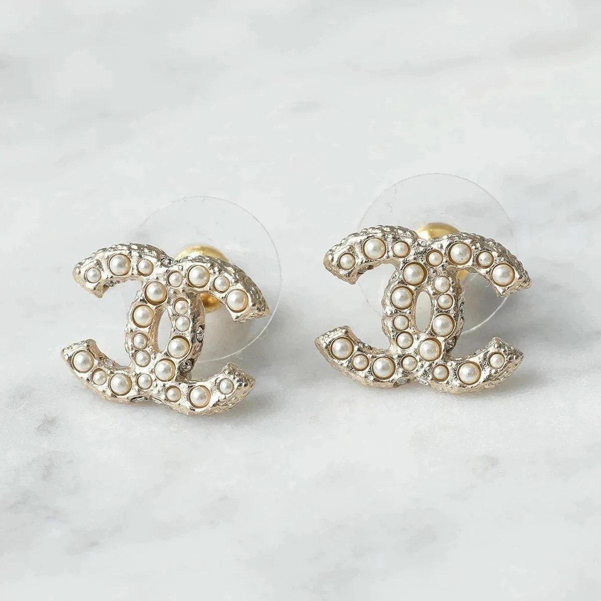 CHANEL シャネル ピアス A64766 B06258 レディース ココマーク CCマーク パール ラインストーン アクセサリー ND321