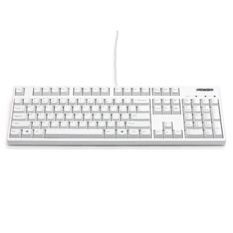FILCO　キーボード ピンク軸 Majestouch 2 HAKUA ［有線 /PS/2・USB］ マットホワイト　FKBN104MPS/EMW2