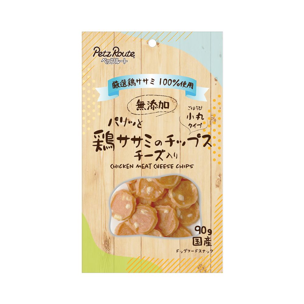 （まとめ買い）パリッと鶏ささみのチップス チーズ入り 90g 犬用おやつ [x6]