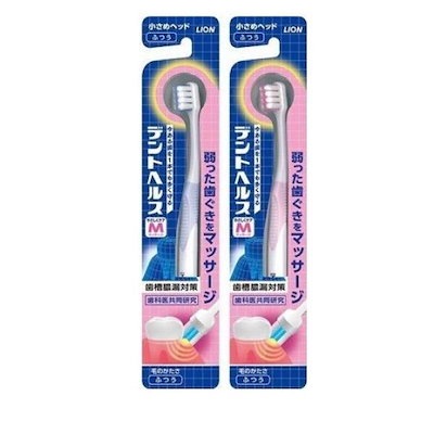 他サイト： LION　デントヘルス 歯ブラシ ふつう 1本入りの商品画像