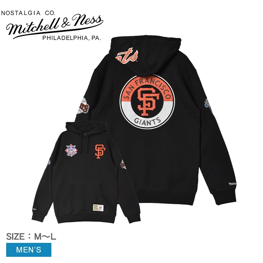 パーカー メンズ ウェア プルオーバー 野球 ロゴ マーク City Collection Fleece San Francisco Giants FPHD4987-SFGYYPPPBLCK