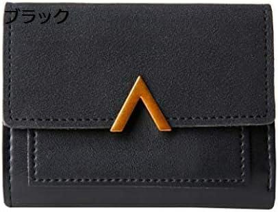【20%OFFクーポン】三つ折り財布 レディース ミニ財布 無地 コンパクト おしゃれ 財布 多機能 大容量 カード入れ/小銭入れ/コインケース 女性 プレゼント 11.5×9.5×2.5CM