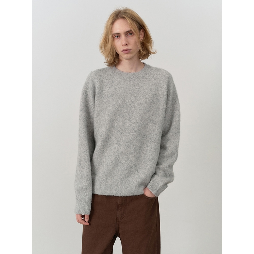 Dunst 男性用ユニセックスシャギードッグセーターメランジグレー M UDSW4C113G2 15,103円