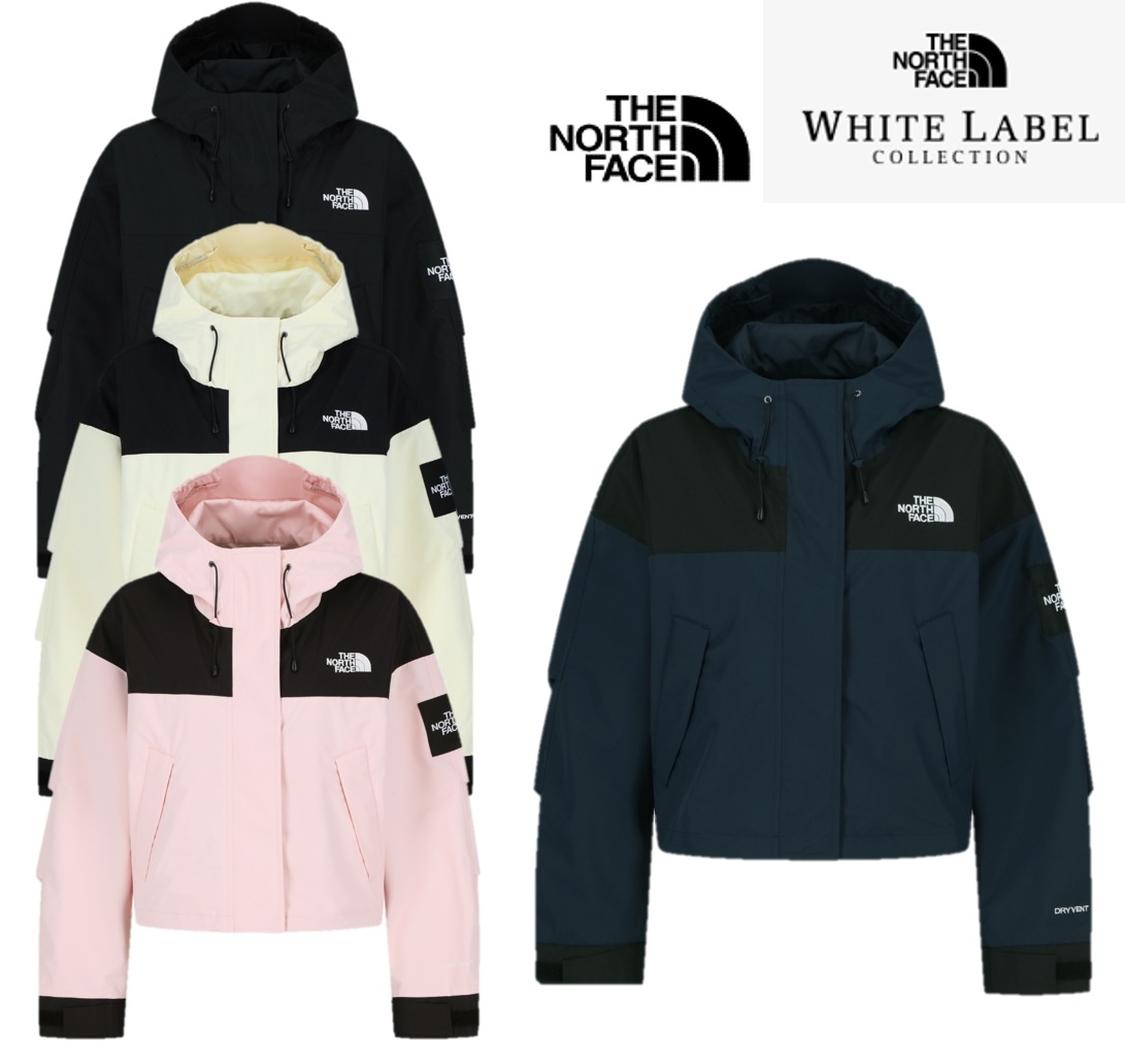26SS新作入荷 NJ2HS31 WS VAIDEN JACKET ノースフェイスヘリテージの上部ブロック配色を使用した女性用フーディジャケット