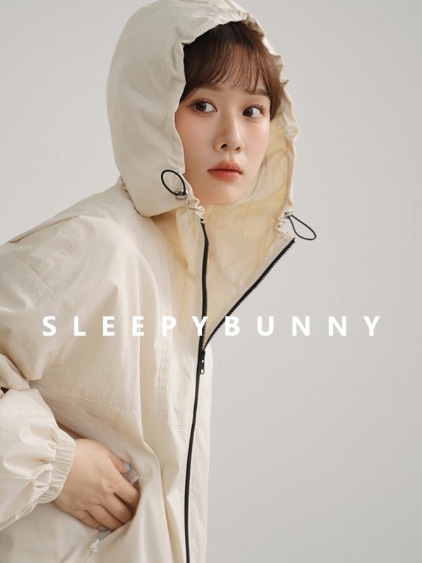 スリーピーラビットフード付きジャケットトップスレディース秋新作スモールカジュアル多用途アウトドア日焼け防止軽量ジャケット