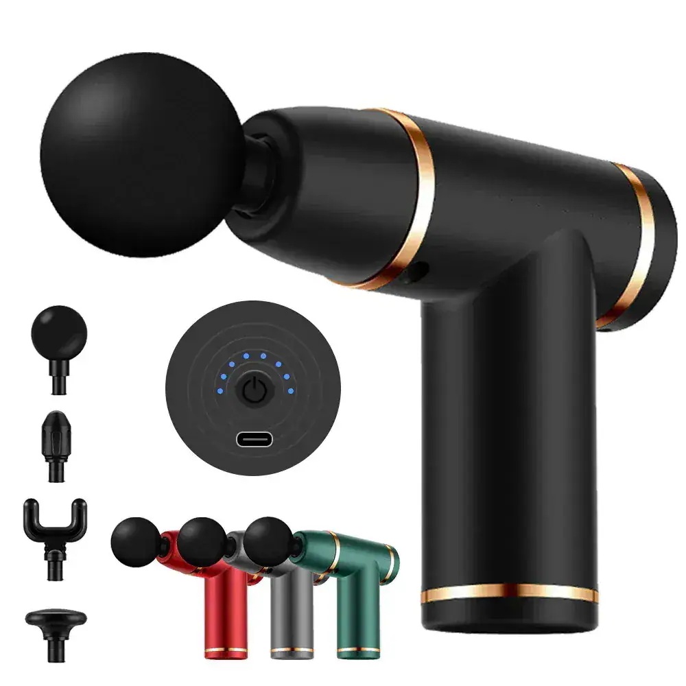 フィットネス 新品マッサージ器 マッスルマッサージガン 背中の電気パーセンタイル ボディカラー ディープリラックス