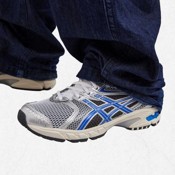 ASICS ゲル DS トレーナー 14 ホワイト ブルー 1203A607-103 2534530