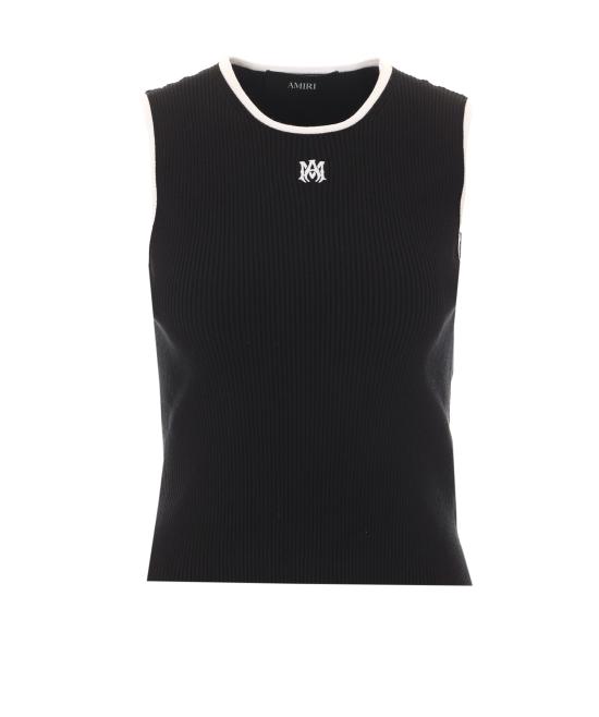 AMIRI Women Tunic Tops TOKN1052 BLACK Black