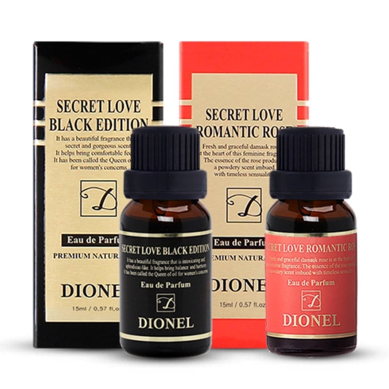 ディオネルシークレットラブインナーパウムブラックエディション15ml +ロマンチックローズ15mlセット/ 1セット