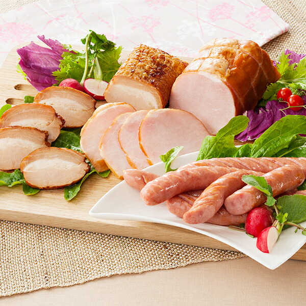 ギフト ハム 送料無料 三重 伊賀上野の里 つるし焼豚&ロースハム&ウインナー詰合せ 冷蔵便 3070066 『SKT』 詰め合わせ お取り寄せグルメ セット 誕生日 お祝い 内祝い【内祝い ギフ