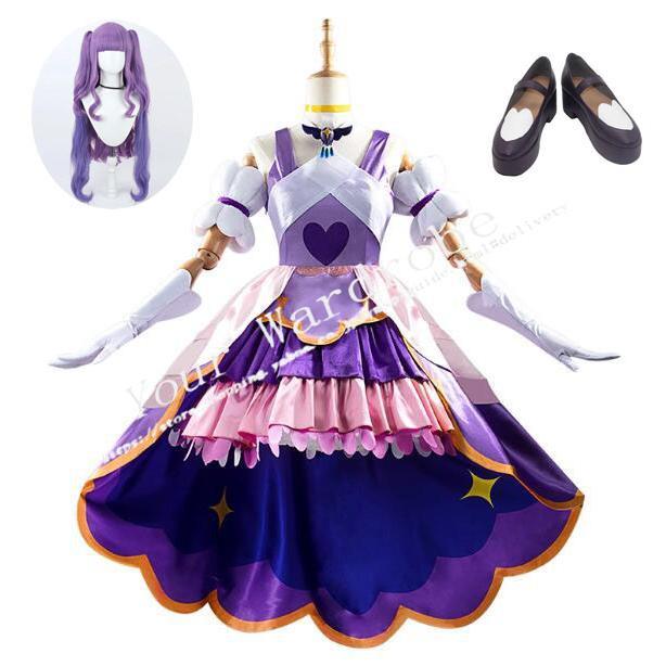 ひろがるスカイ！プリキュア キュアマジェスティ エル コスプレ衣裝 ウィッ グ 靴 コスチューム cosplay イベント演出服アニメ変装仮装