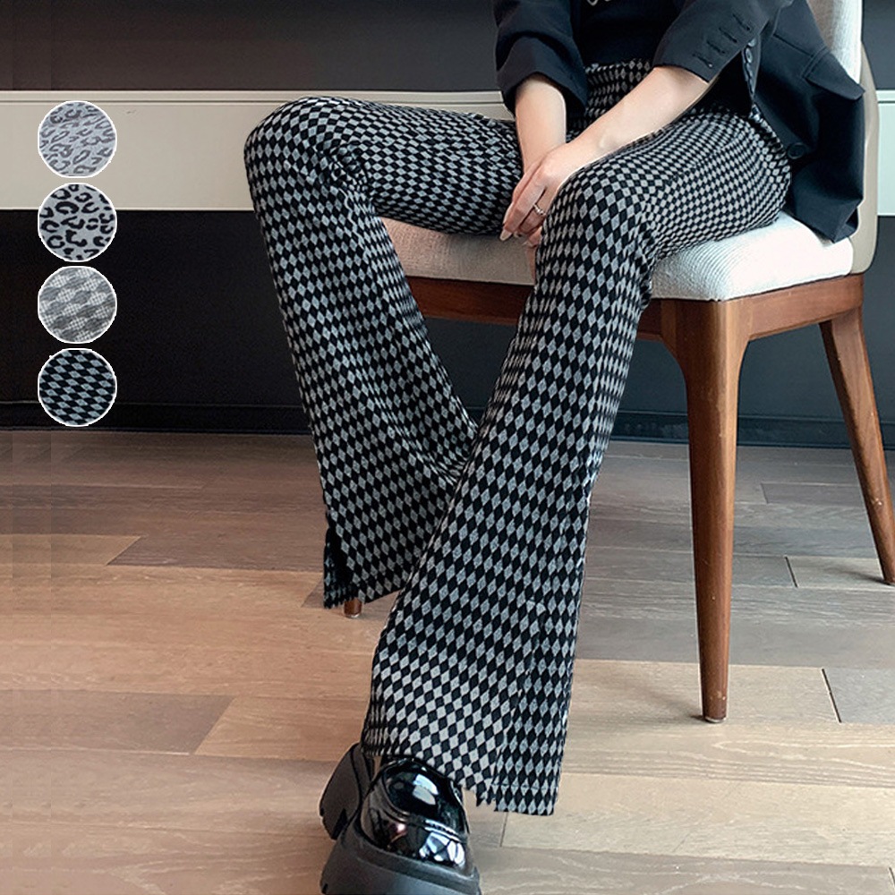 国内即納 フレアパンツ スキニーパンツ 韓国風４色