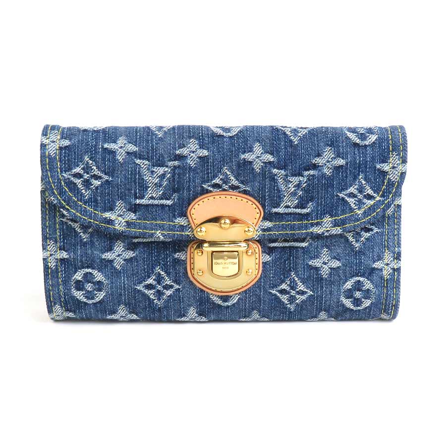 ルイ ヴィトン LOUIS VUITTON 長財布 モノグラム デニム ポルトフォイユ アメリア モノグラムデニム ブルー ユニセックス M95511 a0523 108,900円