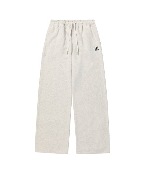 Signature relax wide pants - OAT MEAL