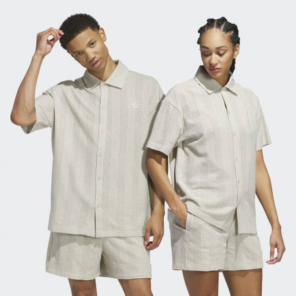 ユニセックスサマーニットシューティングトップアディ...