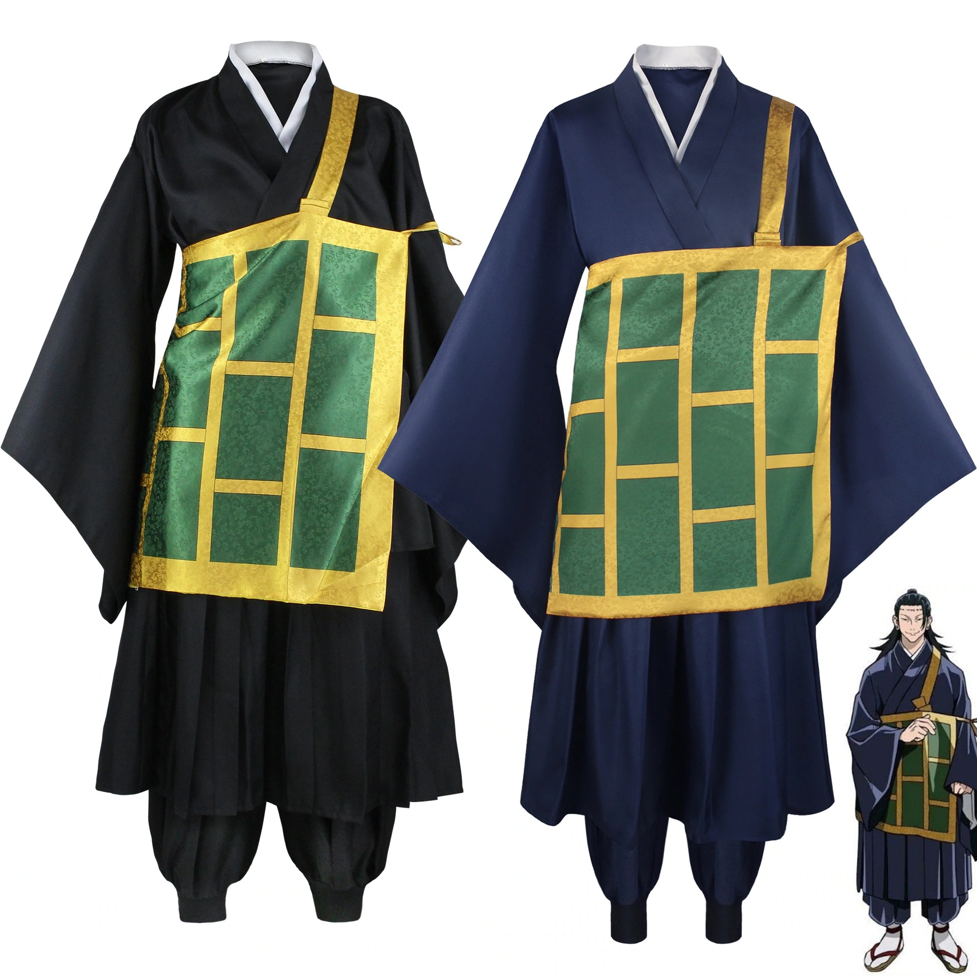 K1081呪術回戦アニメcosユニフォーム衣装セット夏油傑コスプレ衣装舞台演技服