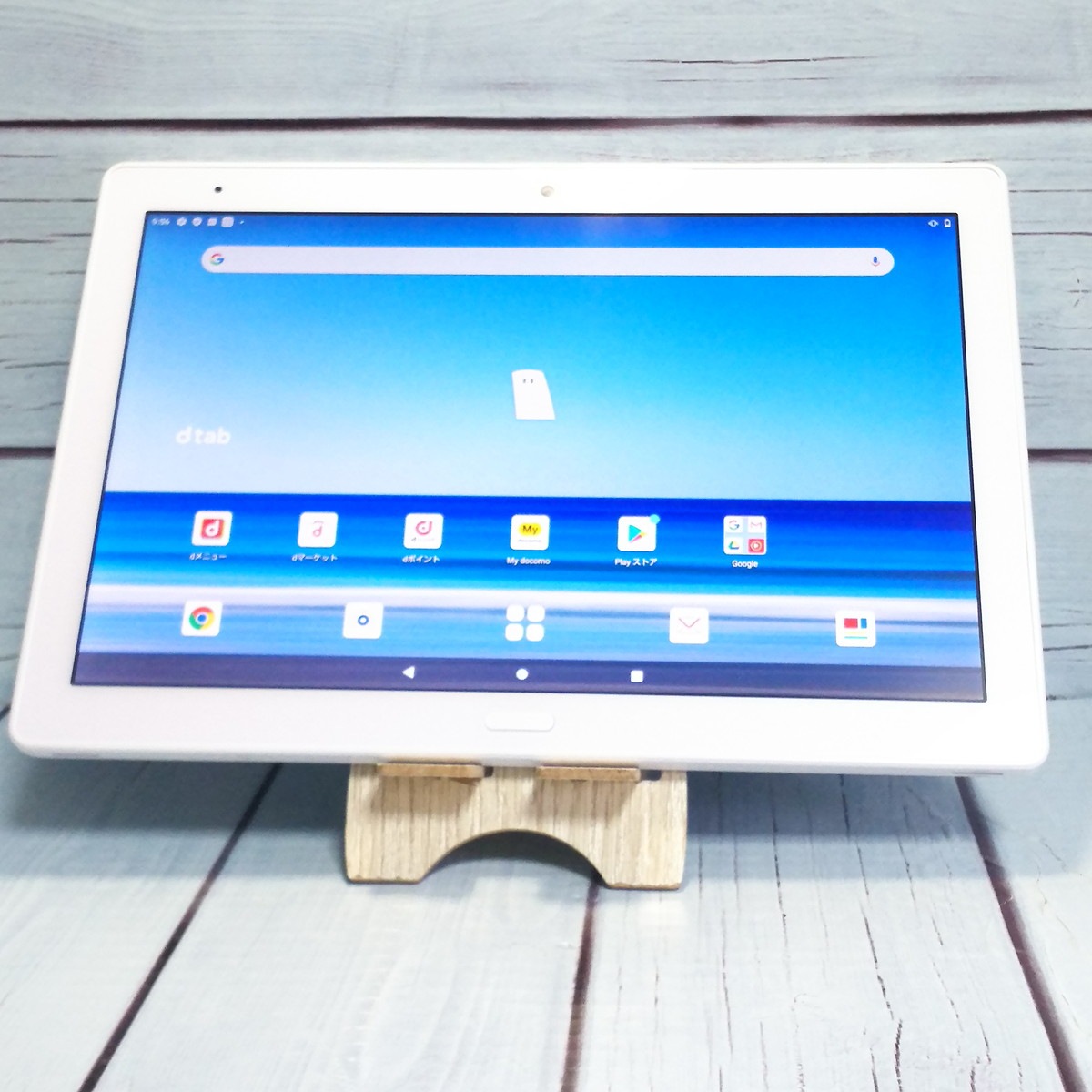 【送料無料】docomo dtab d-41A SHARP Androidタブレット ホワイト 本体 白ロム SIMロック解除済み SIMフリー 514095