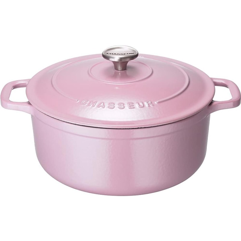 CHASSEUR サブライム ラウンドキャセロール 24cm ピンク CH472410PK 29,800円