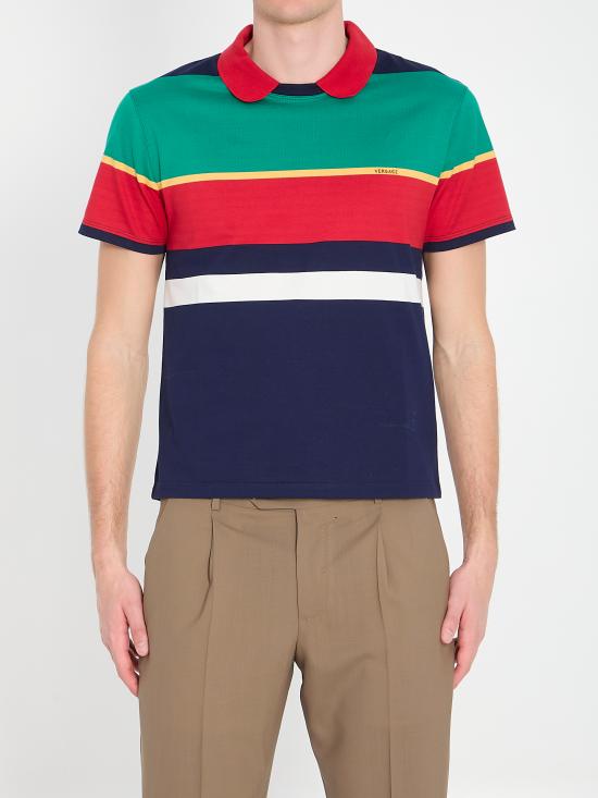 VERSACE Men T-Shirts 1024579 MULTICOLOR