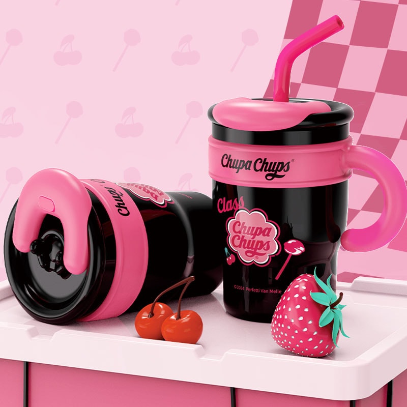 クッパパール 女神風 700ml ハンドルタイプ ステンレス断熱コーヒーカップ