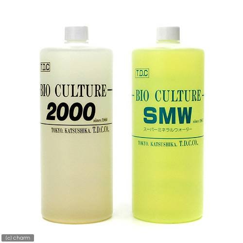 バイオカルチャー　１０００ｍｌ　２点セット（２０００・ＳＭＷ）　淡水・海水用バクテリア　ＣＲＣ10―45―25―10―00