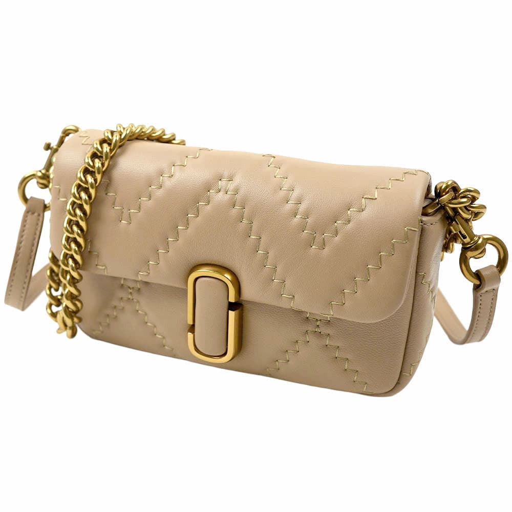 マークジェイコブス ショルダーバッグ レディース ハンドバック 斜め掛け 肩掛け キャメル ベージュ系 MARC JACOBS THE MINI SHOULDER BAG 2S3HSH016H03 2