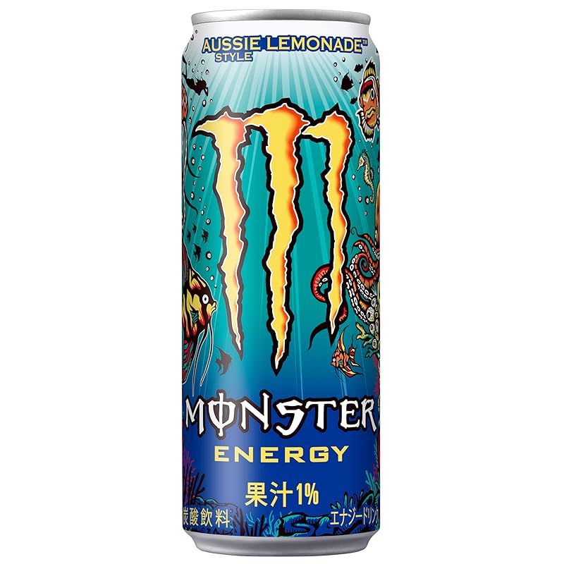 アサヒ飲料 モンスター オージースタイルレモネード 缶 355ml×24本 [エナジードリンク]