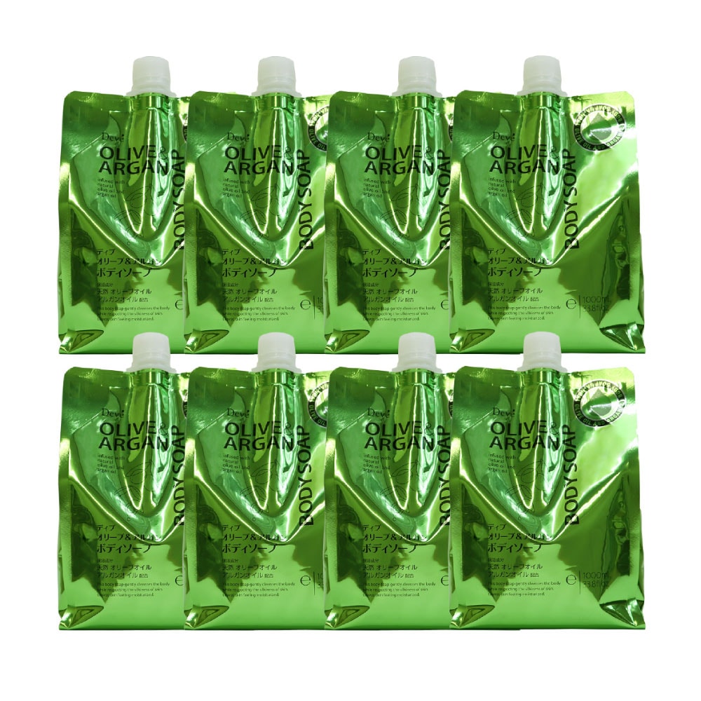 ディブ オリーブ＆アルガン ボディソープ 詰替 8000ml (1000ml 8個セット）