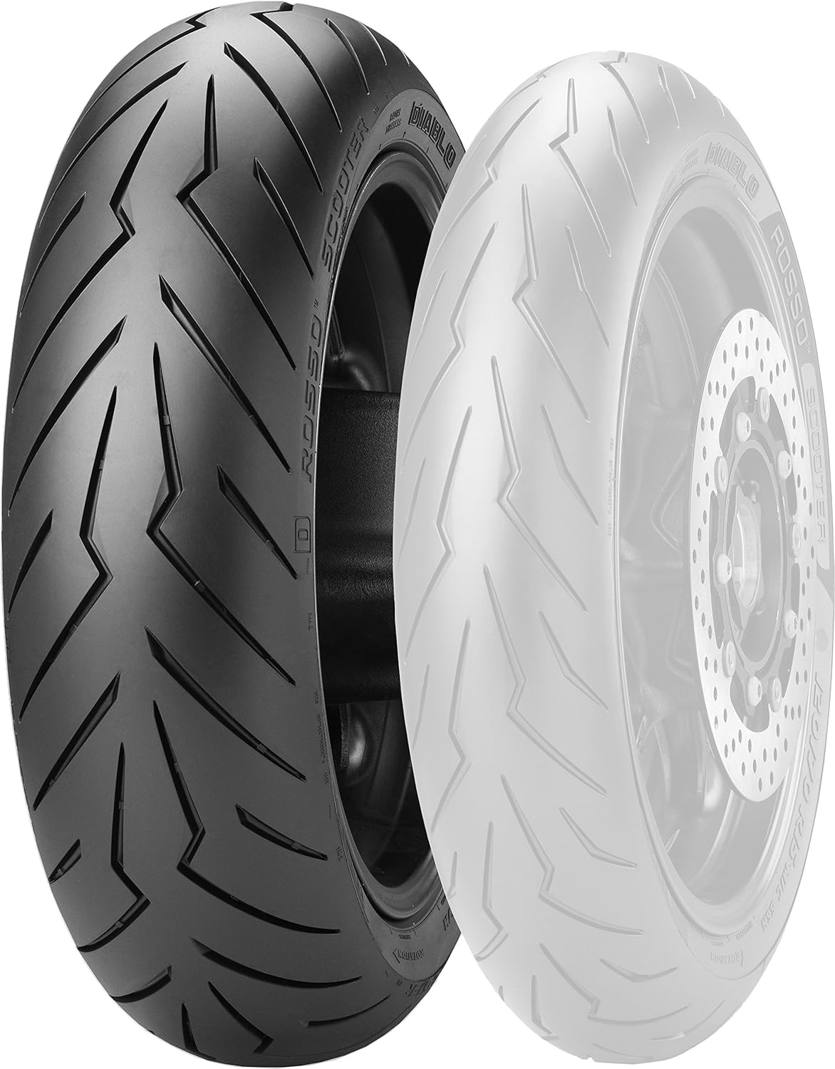 PIRELLI(ピレリ) スクーター DIABLO ROSSO SCOOTER リア 160/60R15 67H M/C(モーターサイクル用タイヤ) チューブレスタイプ(TL) タイヤのみ・ホイールな