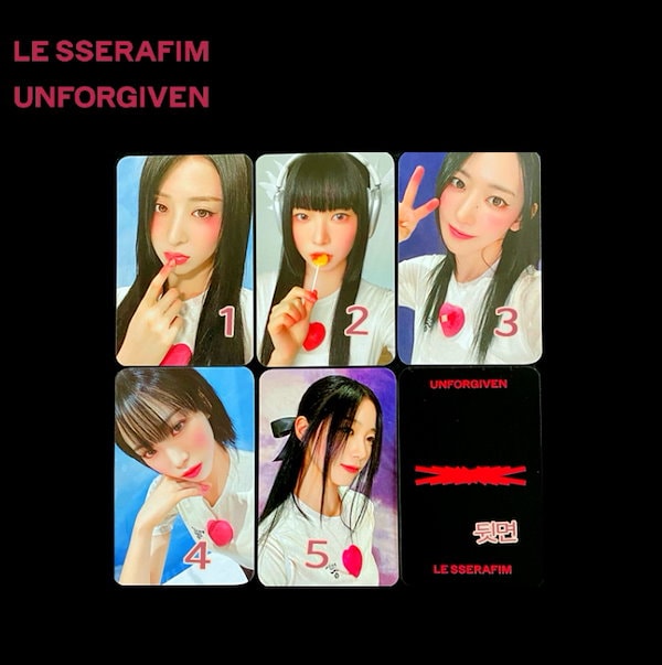 LE SSERAFIM UNFORGIVEN フォトカード - アイドル